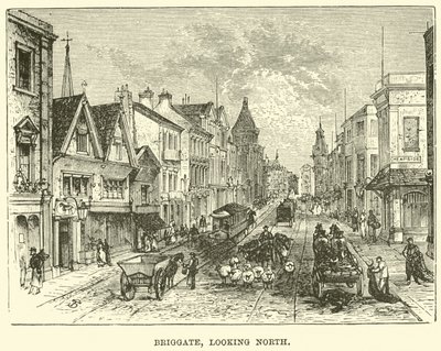 Briggate, mirando al norte de English School