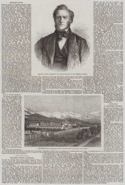 Brigham Young (grabado) de English School