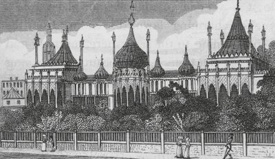 Pabellón de Brighton (grabado) de English School