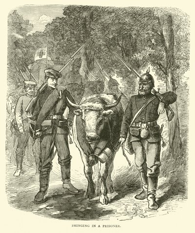 Traer a un prisionero, septiembre 1870 de English School