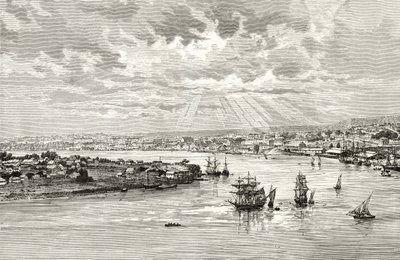 Puerto de Brisbane, Australia, c.1880, de 