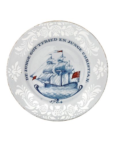 Plato Delft de Bristol, probablemente Richard Frank de Redcliffe de English School