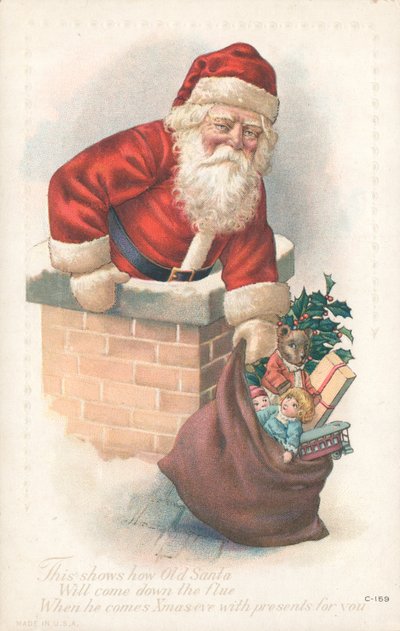 Tarjeta de Navidad británica de English School