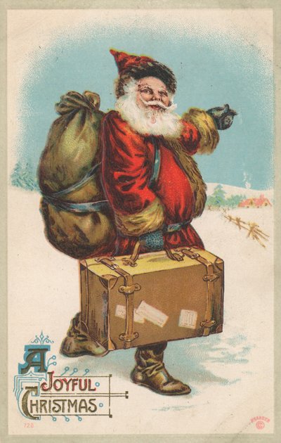 Tarjeta de Navidad británica de English School