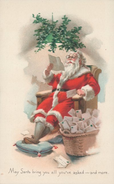 Tarjeta de Navidad británica de English School