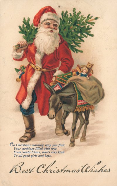 Tarjeta de Navidad británica de English School