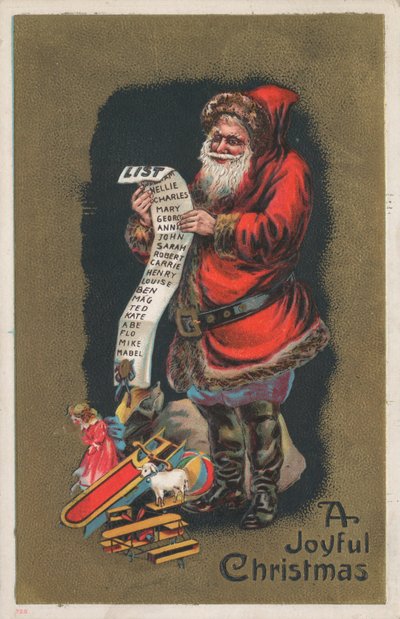 Tarjeta de Navidad británica de English School