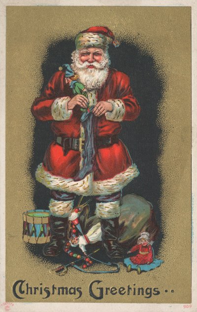 Tarjeta de Navidad británica de English School