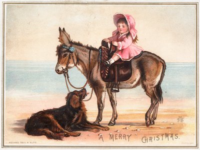 Tarjeta de Navidad británica de English School