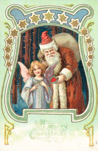 Tarjeta de Navidad británica de English School