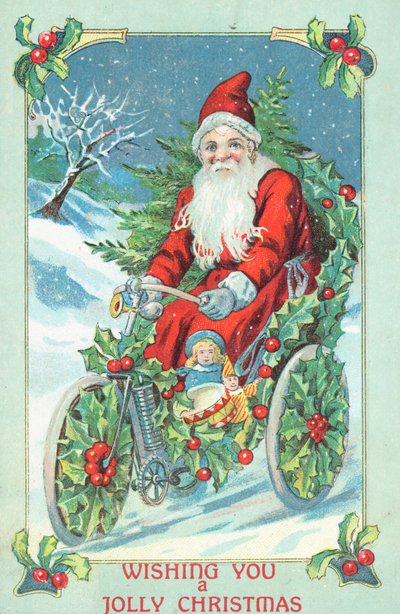 Tarjeta de Navidad británica de English School