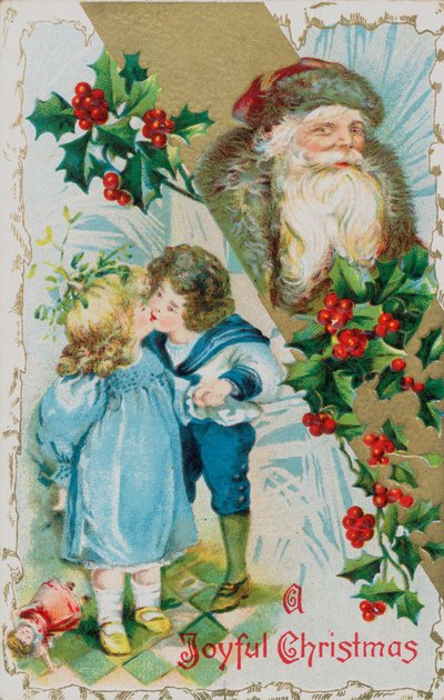 Tarjeta de Navidad británica de English School