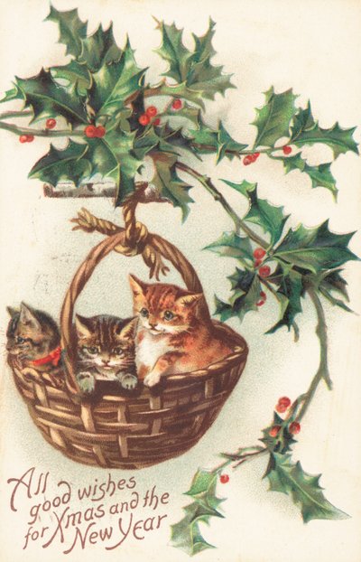 Tarjeta de Navidad británica de English School