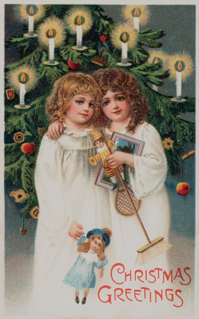 Tarjeta de Navidad británica de English School