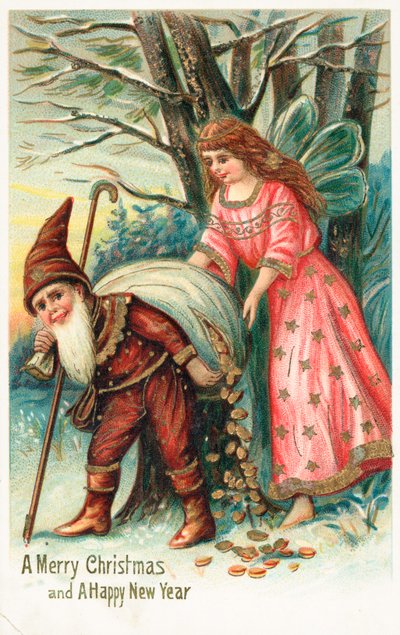 Tarjeta de Navidad británica de English School