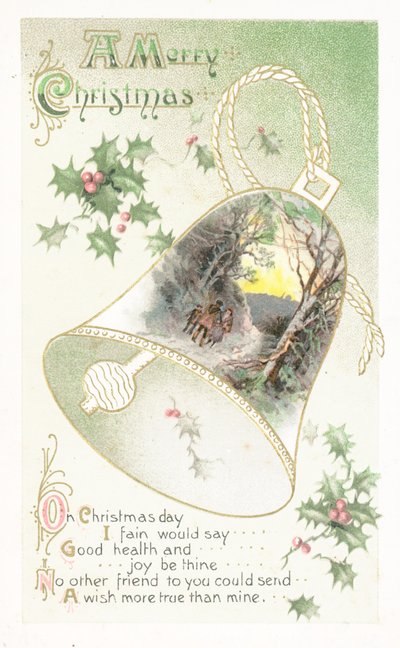 Tarjeta de Navidad británica de English School