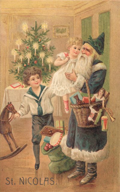 Tarjeta de Navidad británica de English School