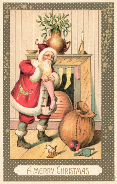Tarjeta de Navidad británica de English School