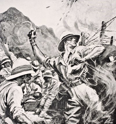 Teniente británico W.T. Forshaw VC, de 
