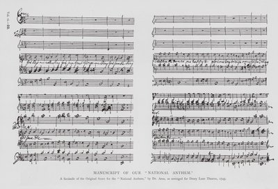 Himno Nacional Británico, interpretado en el Teatro Drury Lane de English School