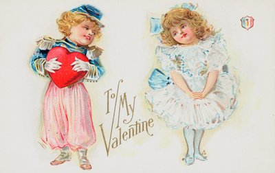 Tarjeta de San Valentín británica de English School