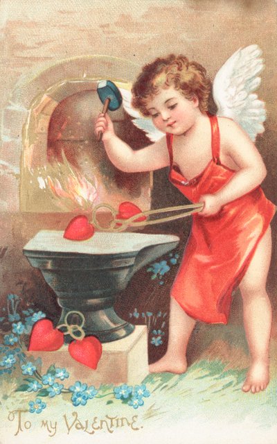 Tarjeta de San Valentín británica de English School