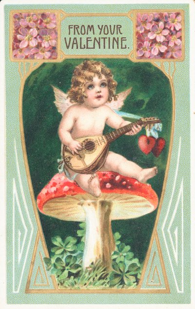 Tarjeta de San Valentín británica de English School