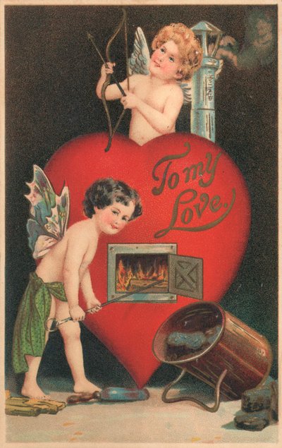 Tarjeta de San Valentín británica de English School