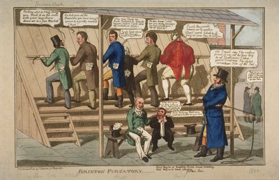 Purgatorio de Brixton, 1822 de English School