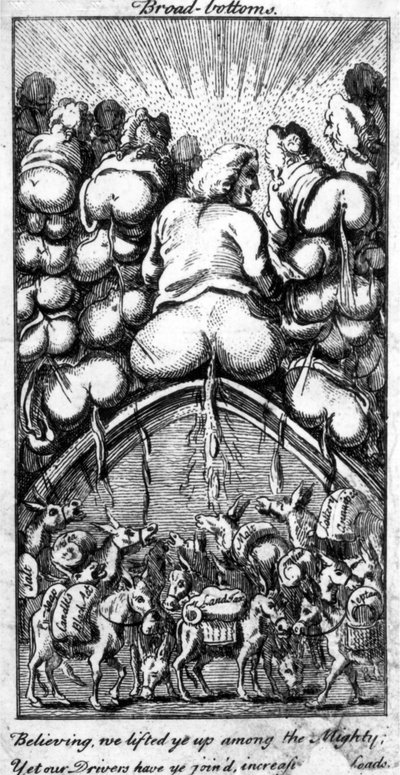 Broad Bottoms, 1745 de English School