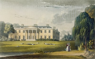 Broadlands, del Repositorio de Artes de Ackermann, 1825 de English School