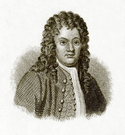Brook Taylor, ilustración de El diccionario histórico universal de George Crabb, publicado en 1825 de English School