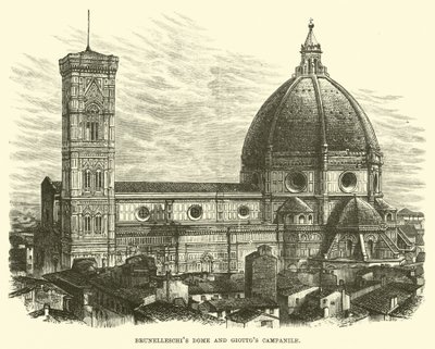 Cúpula de Brunelleschi y Campanario de Giotto de English School
