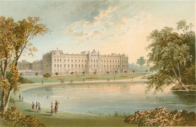 Palacio de Buckingham desde el Parque St. James de English School