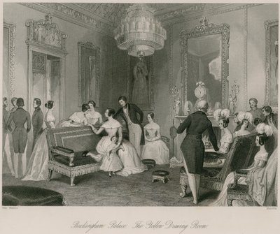 Palacio de Buckingham, el Salón Amarillo de English School