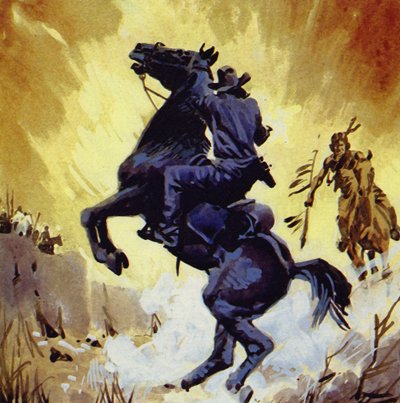 Buffalo Bill luchó contra Yellow Hand, líder de los Cheyennes de English School
