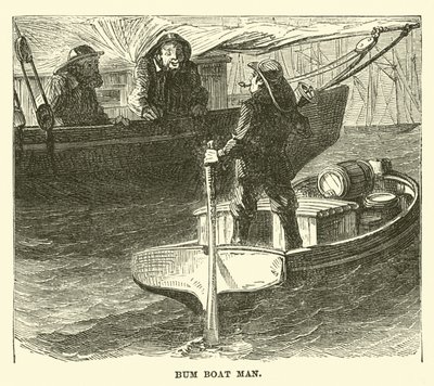 Hombre del bote de basura de English School