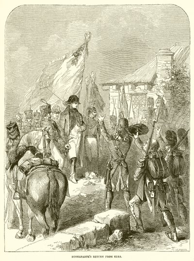 El regreso de Buonaparte de Elba de English School