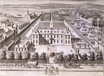 Casa Burlington en Piccadilly, siglo XVIII de English School