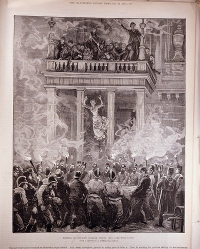 Incendio del Teatro del Anillo, Viena: Cómo se salvaron algunos, de 