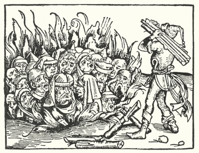 Quema de judíos en tiempos de peste de English School
