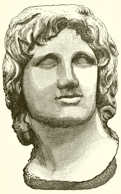 Busto de Alejandro Magno de English School