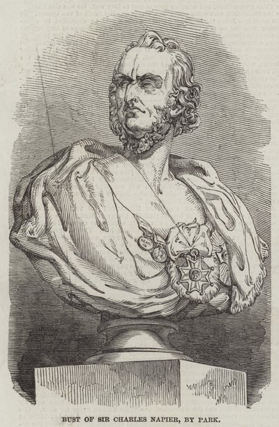 Busto de Sir Charles Napier, por Park de English School