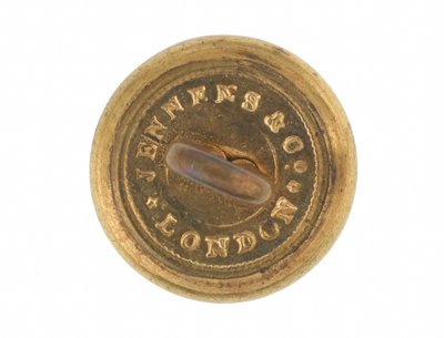 Botón, 9º Regimiento de Lanceros de Bengala, antes de 1901 de English School