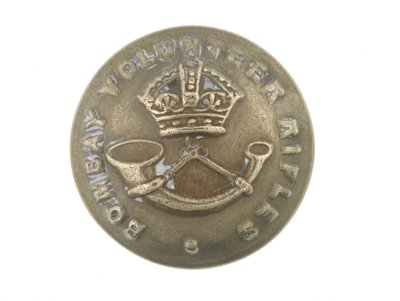 Botón, Bombay Volunteer Rifles, 1901-1947 de English School