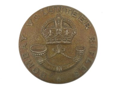 Botón, Bombay Volunteer Rifles, 1901-1947 de English School