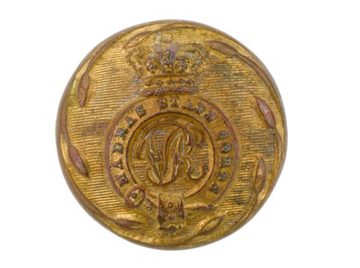 Botón, Cuerpo de Estado Mayor de Madrás, 1861-1876 de English School