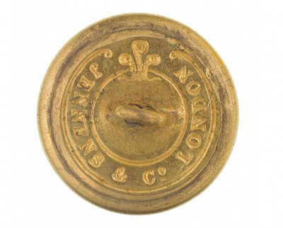 Botón, oficial, 4º Regimiento Europeo de Bengala, 1855-1861 de English School