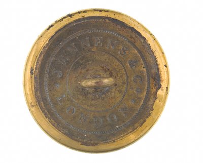Botón, oficial, 5º Regimiento Europeo de Bengala, 1858-1860 de English School