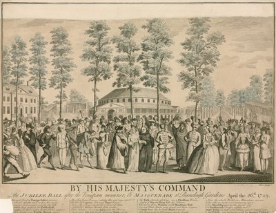 Por orden de Su Majestad, Baile de Jubileo al estilo veneciano de English School